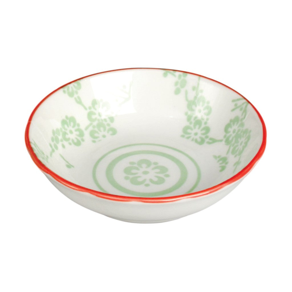 Green Blossoms Dipping Bowl